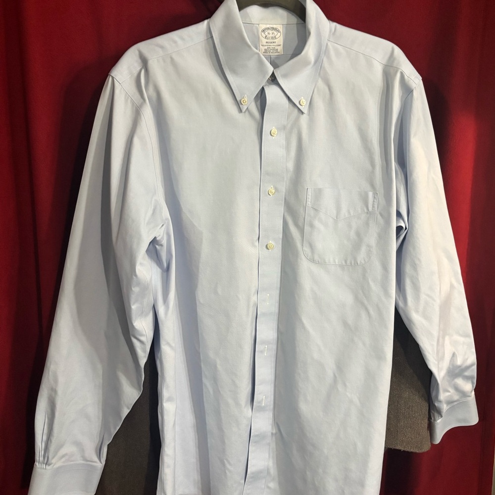 Vintage 80’s Brooks Brothers Light Blue Polo Shirt
